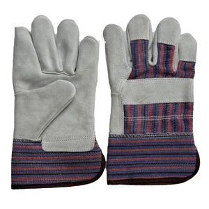 Gants de sport d'hiver pleine paume demi-main sécurité épissage cuir de vachette fendu usine-Prix imprimé Logo Mécanique Gants de travail - Product Image 1