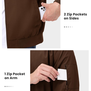 Chaqueta Cortavientos Fabricada en Fábrica para Hombre, Chaquetas Masculinas Más Populares, Secado Rápido, Transpirable, Calidad Profesional - Product Image 4