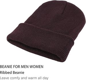 Premium Quality Latest Design Image Beanie Hats Wholesale 100% Acrylic Customized Jacquard Breathable Waterproof Unisex Adults - Product Image 5