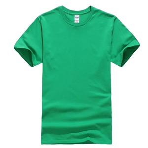 T-shirt d'été en coton brodé pour hommes T Shirt couleur col rond 100% T Shirt graphique en coton sublimation pour hommes - Product Image 6