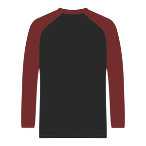 T-Shirt a Maniche Lunghe Raglan Kappa Alpha Psi Noire con Ricamo in Ciniglia Stile Old English K, Fraternità Greca Nupe 1911 in Cotone - Product Image 4