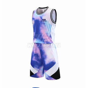 Uniforme de basket-ball Offre Spéciale à manches courtes respirant uniforme de basket-ball impression par sublimation personnalisée - Product Image 2