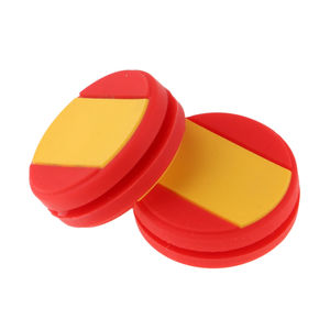 ขายส่งคู่ป้องกันการสั่นสะเทือนซิลิโคนไม้เทนนิสไม้กันกระแทกสีที่กําหนดเองและการออกแบบยางซิลิโคนวัสดุไม้กันกระแทก - Product Image 3