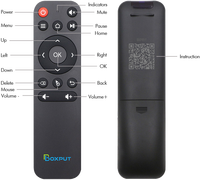 Télécommande BT professionnelle 4 boutons pour BPR1, sans fil, faible latence, touches complètes, apprentissage IR, portée 10m, micrologiciel mobile en ligne