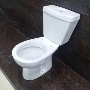 Siège de toilette indien deux pièces avec housse de siège en plastique et raccords/accessoires LLC ensemble sanitaire de l'Inde Morvi - Product Image 2