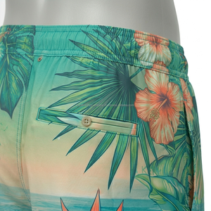 Shorts de plage personnalisés pour femmes, entièrement sublimés, imprimé tropical, séchage rapide, shorts de bain d'été pour marques privées OEM ODM - Product Image 5