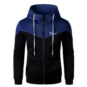 Nuevo diseño de gran tamaño sudaderas con cremallera para hombre, 100% fabricantes de ropa de algodón logotipo personalizado Unisex manga larga Sudadera con capucha para hombre - Product Image 3