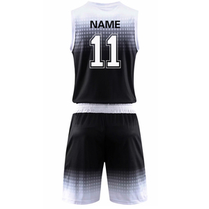 Custom Wholesale Design Sublimation Reversible Basketball Men <b>Singlets</b> Vests Kit Set Shirt Uniforms OEM Breathable Plus Size - Product Image 6