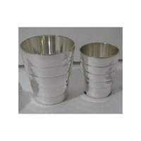 Nouvelle conception plaqué argent Mojito Julep verre le plus vendu verres à la menthe Julep tasses pour mariage et hôtel en vrac