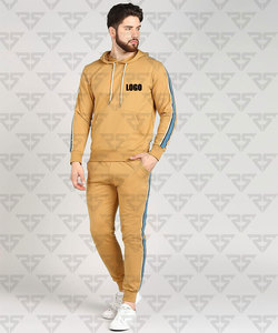 Survêtements lourds avec impression de logo bouffante personnalisés Ensemble pantalon de survêtement et sweat à capuche de haute qualité Survêtement Slim Fit pour hommes - Product Image 4
