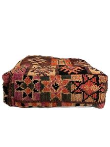 Puf de Suelo Kilim Marroquí Hecho a Mano |   Otomana de Alfombra Vintage |   Decoración Boho para el Hogar al por Mayor |   Tamaño Personalizado y MOQ Bajo - Product Image 3