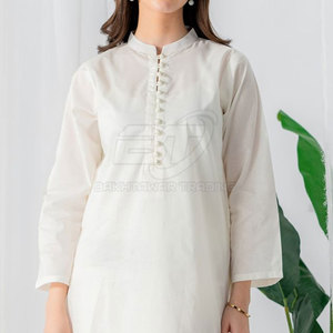 ชุดลำลองแบบปากีสถาน ชัลวาร์ กามีซ สำหรับผู้หญิง สีตามสั่ง ชุดสตรีแบบปากีสถานเรียบง่าย ชัลวาร์ กามีซ - Product Image 6