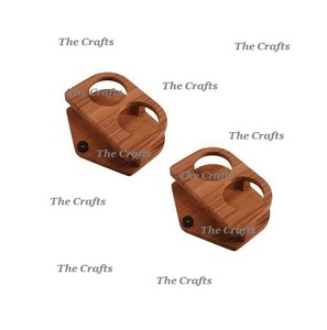 Portavasos individual de madera, tamaño y forma personalizados, portavasos y soporte de vidrio para uso doméstico y de utensilios de cocina de Hotel - Product Image 5