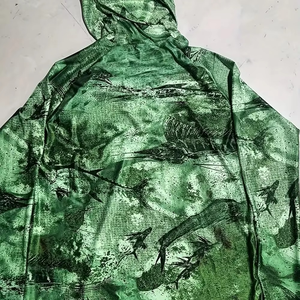 Conjunto de Sudadera con Capucha Extra Grande de Manga Larga para Caza de Verano, Transpirable, con Impresión Digital por Sublimación Personalizada 2025, Unisex, con Forro Polar X - Product Image 3