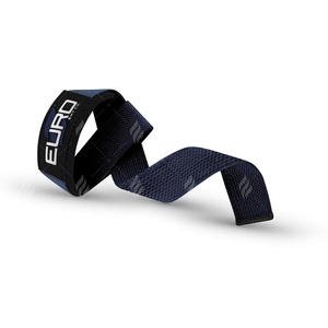 Sangles de musculation antidérapantes à logo personnalisé, très vendues, en coton résistant, sans points en silicone, rembourrage pour les poignets, ajustement sécurisé et réglable - Product Image 5