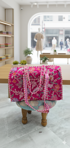 กระเป๋าเดินทางแบบดัฟเฟิลผ้าฝ้ายอย่างดี ทนทาน พิมพ์ลายทันสมัย ความจุเยอะ เหมาะสำหรับกิจกรรมกลางแจ้ง กีฬา หรือใช้ในชีวิตประจำวัน ปิดด้วยซิป - Product Image 2