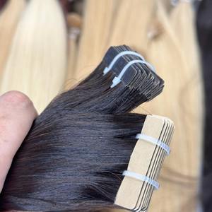 High Quality TAPE IN Vietnamese <b>Hair</b> <b>Extensions</b> Virgin Human Cuticle Aligned Double Drawn <b>Seamless</b> Soft Texture Factory Export - Product Image 1