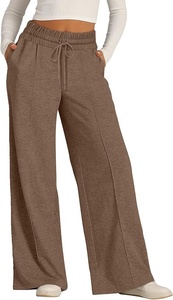 Venta al por mayor de alta calidad de encargo de las mujeres Unisex Pantalones de chándal de algodón polar Joggers Cargo Pantalones Mujeres - Product Image 5