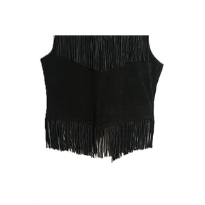 Chalecos de cuero de vaquera genuinos hechos a medida para mujer OEM - Product Image 6