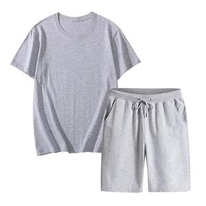 Conjunto de Verano en Oferta, Camiseta de Punto Transpirable de Alta Calidad y Pantalones Cortos Casuales Holgados, Conjunto de Camiseta y Pantalones Cortos de Algodón Transpirable - Product Image 2