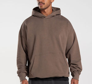 Sudaderas con Capucha Extra Grandes para Hombre al por Mayor 2026, Lisas, sin Estampado, Sudaderas de Invierno para Hombre - Product Image 1