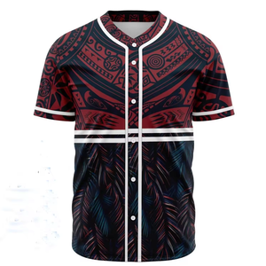 Jersey de béisbol y sóftbol de poliéster personalizado unisex transpirable al por mayor puro sublimado en blanco Jersey de talla grande conjuntos de ropa deportiva - Product Image 1