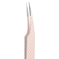 Pince à cils en acier inoxydable à pointe dentelée Black Diamond, texture à pointe pointue, longueur 10-12 mm, prise en main facile, volume plasma, pour extensions de cils