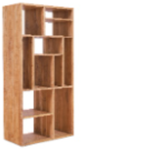 Librería de Lujo Hecha de Madera de Teca Sólida con un Modelo Moderno y Minimalista para Muebles de Hogar - Product Image 6
