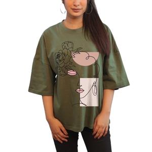 Camiseta Informal al por Mayor para Mujer, Talla Grande, Lisa, 100% Algodón, con Logotipo Personalizado Impreso, de Bangladesh - Product Image 5