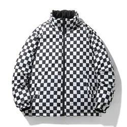 Chaqueta Bomber Unisex OEM de Alta Calidad, Talla XL, con Logotipo Personalizado Impreso, Reversible, Diseño a Cuadros Único, Impermeable, para Invierno - Product Image 3