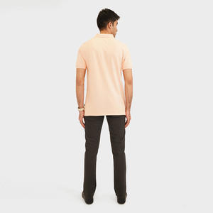 Men's Classic <b>Purple</b> Pique <b>Polo</b> T-<b>Shirt</b> 100% Cotton Breathable and Custom Sizes for Summer O-Neck Knitted Fabric - Product Image 5