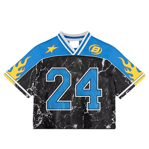 Wholesale 100% Polyester Sublimation Printed American <b>Football</b> Shirts <b>Cheap</b> Prices Custom V Neck American <b>Football</b> Jerseys - Product Image 4