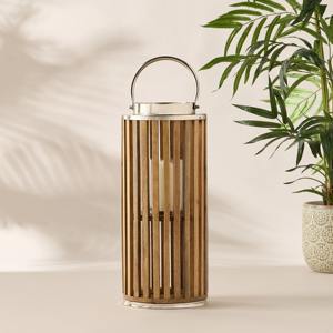 Linterna grave de aluminio con motivo de hojas Colores personalizados Decoración interior y exterior para el hogar y el jardín Diseño clásico relámpago - Product Image 1