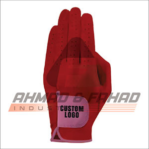 Guantes de golf de cuero genuino marrón claro para todo tipo de clima con protección UV Empuñaduras transpirables específicas para deportes - Product Image 3