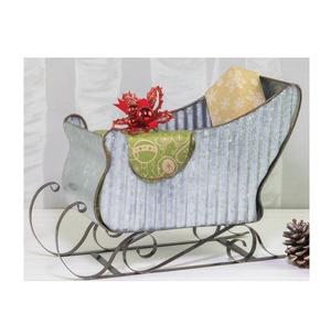 Export Quality Metal With aching Work <b>Sleigh</b> Chair Christmas Occasion Decorative Vehicle Indoor Outdoor Standing Decoration Use - Product Image 3