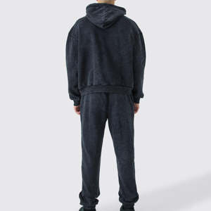 Conjunto Deportivo Personalizado 2025, 100% Algodón, para Hombre, de Alta Calidad, Transpirable, de Felpa, Estilo Informal, Holgado, para Invierno - Product Image 6