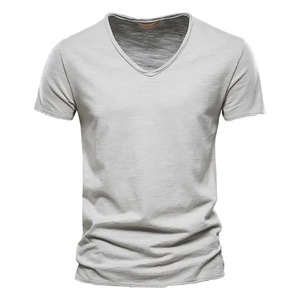 T-shirt à manches longues pour hommes 180g lait soie lâche mince col rond couleur pure chemise de base grande taille décontracté hiver respirant - Product Image 3