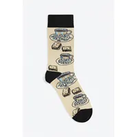Chaussettes unisexes taille unique, respirantes, sans couture, douces, chaudes, imprimées numériquement, motif Turkish Coffee Delight, usage quotidien, automne-hiver