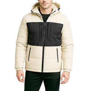 Veste matelassée de haute qualité en couleurs unies pour hommes, veste à bulles personnalisée pour hommes, impression de logo personnalisée pour l'hiver, sublimation, vestes pour hommes - Product Image 1