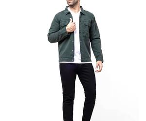Veste en jean pour homme en tissu de qualité supérieure à prix abordable offre spéciale veste en jean avec logo personnalisé/couleur pour homme avec nouveau design - Product Image 1
