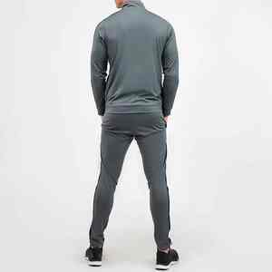 Conjunto de chándal de dos piezas para hombre, precio al por mayor, informal, fitness, invierno, transpirable, ligero, 100% poliéster - Product Image 4