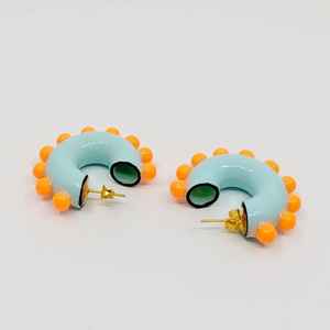 Pendientes de resina Premium hechos a mano para mujeres y niñas, nueva colección, brillante para el patrón de amor, el mejor regalo para la fiesta de Año Nuevo de Acción de Gracias - Product Image 2