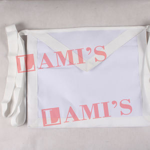 <b>White</b> Lambskin Masters Mason <b>Apron</b> Hot selling Masonic Regalia <b>Apron</b> with Buckle Belt - Product Image 4