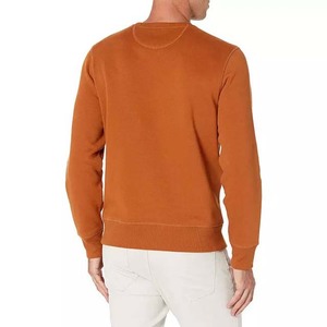 Sudaderas de lana de algodón de alta calidad con logotipo personalizado, sudaderas con capucha de cuello redondo de gran tamaño para hombre, conjunto de sudaderas básicas personalizadas, sudadera - Product Image 2