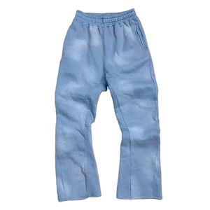 Nouveaux ensembles de pantalons de survêtement et de sweat à capuche évasés pour hommes en coton éponge français lourd pantalons de survêtement Cargo pour hommes 2025 pantalons de jogging pour hommes - Product Image 6