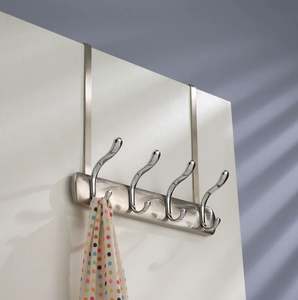 Traditional Steel <b>Door</b> <b>Hook</b> Rack <b>for</b> Household Behind <b>Door</b> Clothing <b>Hooks</b> Kitchen Wardrobe Bathroom <b>Door</b> Hanging Accessories - Product Image 3