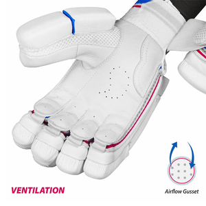 Professional Lightweight <b>Cricket</b> Batting <b>Gloves</b> Comfortable Leather Design with Customizable Logo and Color Made Pakistani - Product Image 2