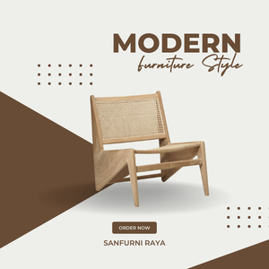 Sillón sin brazos de ratán de alta calidad con muebles de exterior de madera maciza para Parque de jardín directo de fábrica hecho a mano en Indonesia - Product Image 5