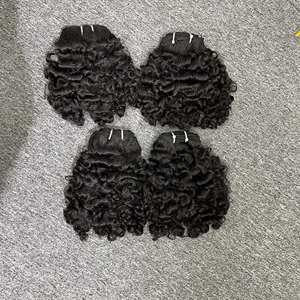 Article chaud 100% cheveux humains vierges Remy Vietnam variété dentelle colorée avant Machine Double trame naturelle droite Styles Options brutes - Product Image 6