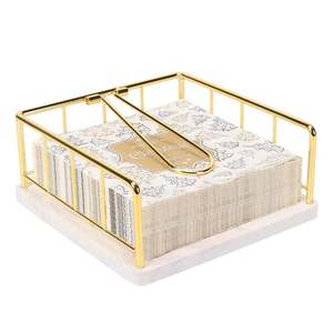 Support à Serviettes Métallique Artisanal de Luxe – Distributeur de Mouchoirs Moderne pour Décoration de Table, Cuisine, Salle à Manger, Banquet, Artisanat et Maison – International - Product Image 4